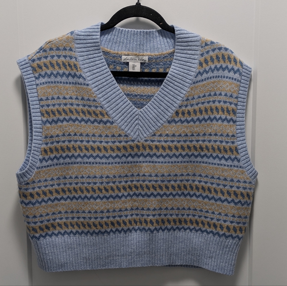 Cropped Sweater Vest